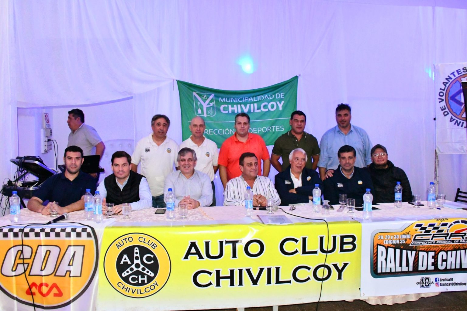 Convenio firmado para la creación del Campeonato Regional de Rally y reflotaron el Karting del Oeste.