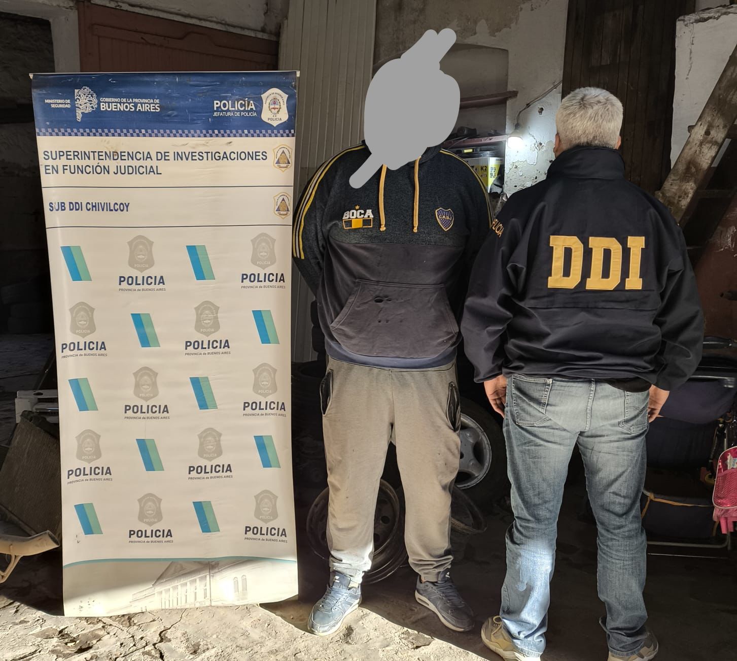 Importante allanamiento y una detención por robo de autopartes en Chivilcoy
