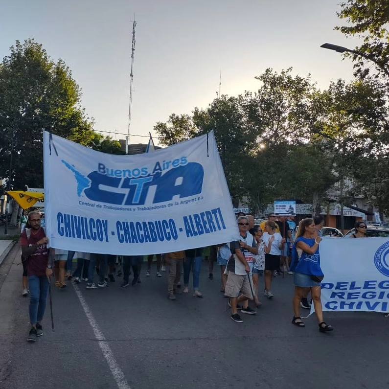 “Es un orgullo encontrar a todos los actores del movimiento obrero organizado contra este ajuste que el pueblo no esta dispuesto a pagar”