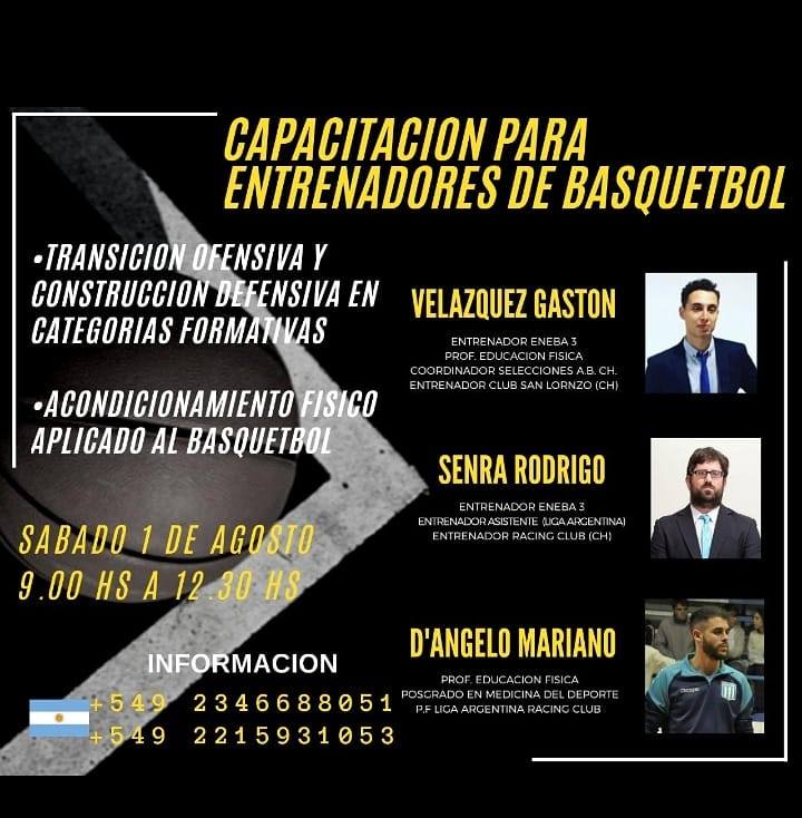 Curso
Capacitación para entrenadores de básquet