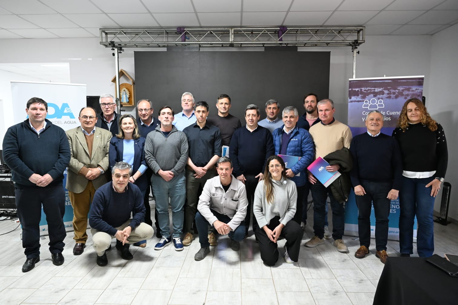 Guillermo Britos participó de la reunión del Comité de Cuenca del Río Salado