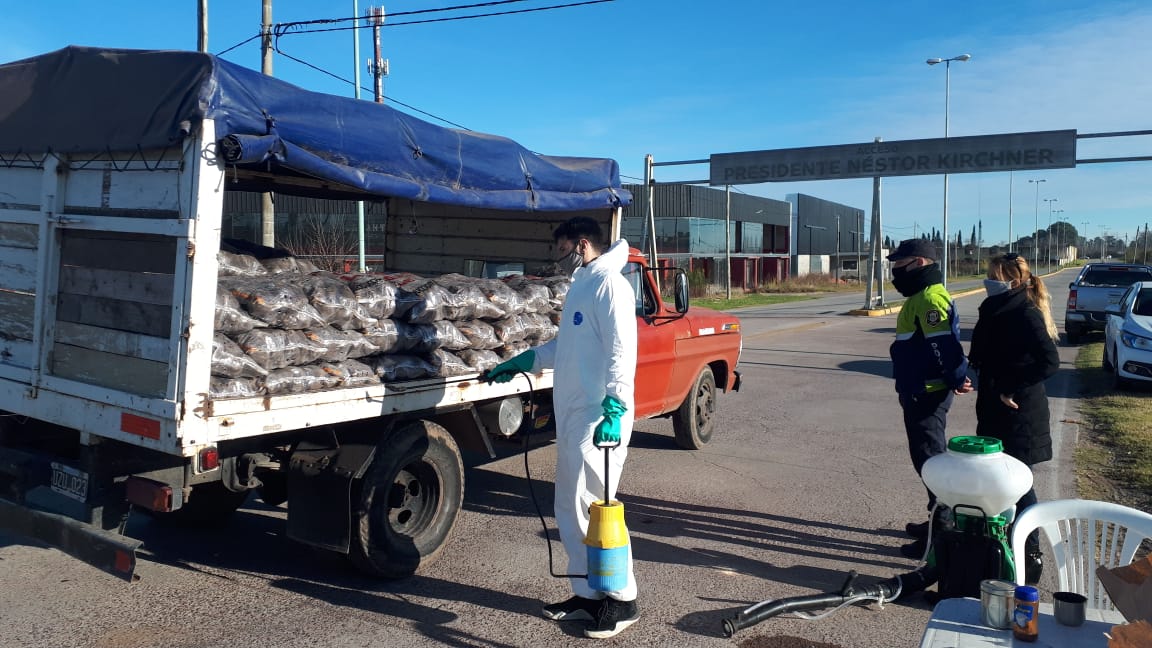 Secretaría de Seguridad 
“Fue exitoso el primer día de funcionamiento de la playa de descarga de fru