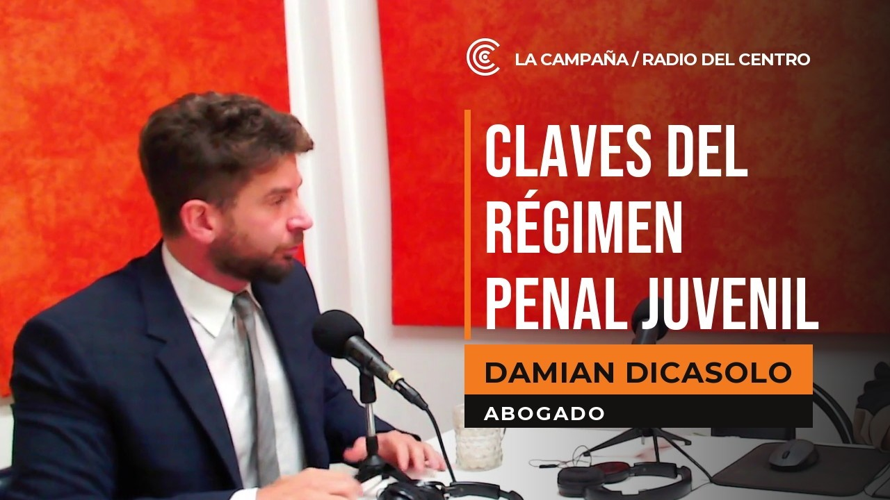 Damián Dicásolo y el régimen penal juvenil: “La ley establece de manera directa la responsabilidad penal para aquellos adolescentes de entre 14 y 17 años que hayan cometido…