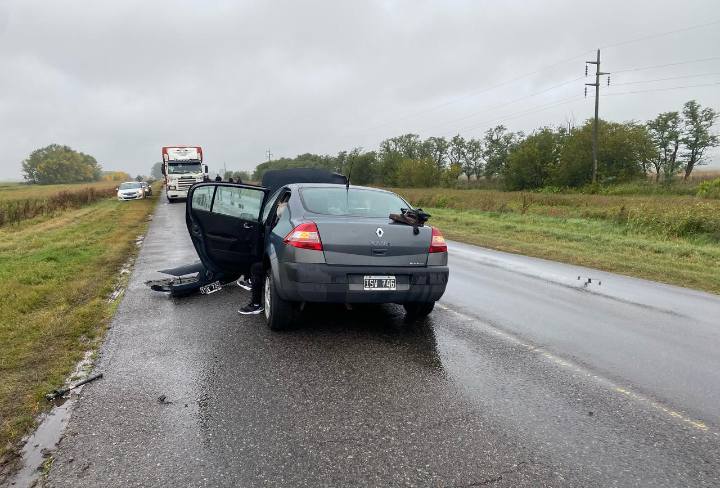 Violento siniestro vial con dos chivilcoyanos heridos