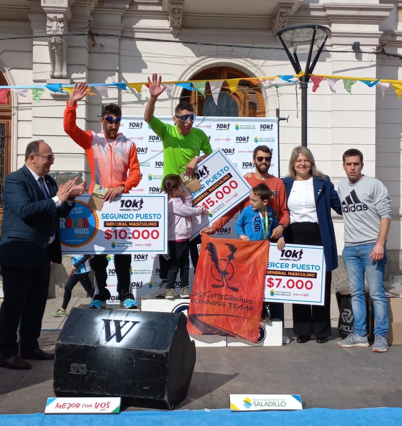 Emiliano Sosa segundo en los 10K. por el 159º Aniversario de Saladillo