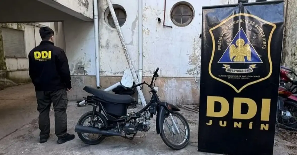 Junín: cayó un hombre de 28 años por el robo de una moto y secuestraron otro rodado adulterado