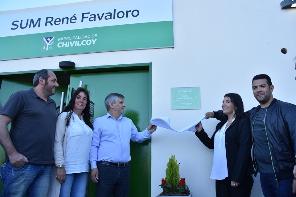 Llevaron a cabo la apertura del nuevo SUM “René Favaloro”