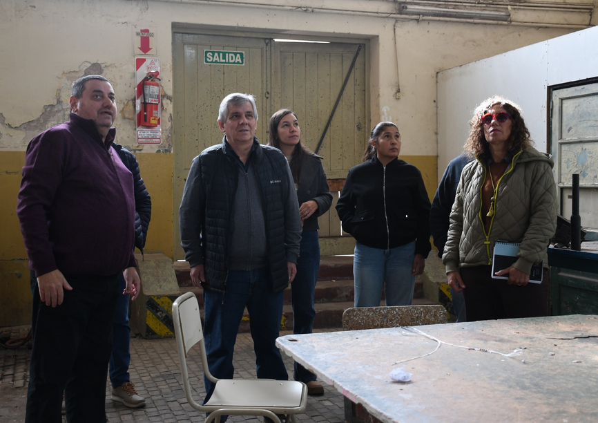Destacan el avance de la obra de la Escuela Técnica Nº 1 con una inversión cercana a los 208 millones de pesos