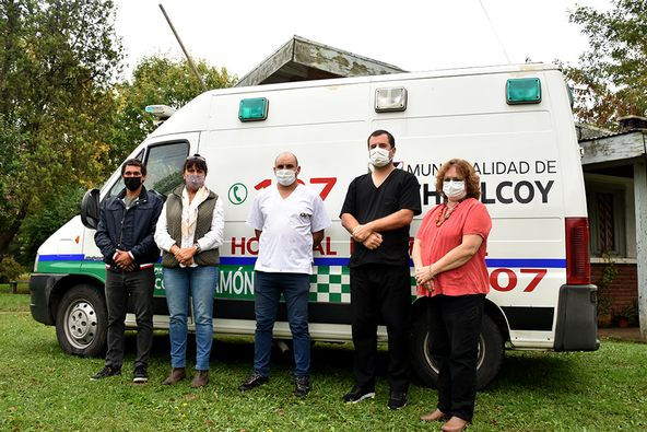 CAPS de Ramón Biaus: Fue presentada una ambulancia totalmente refaccionada y con motor O km