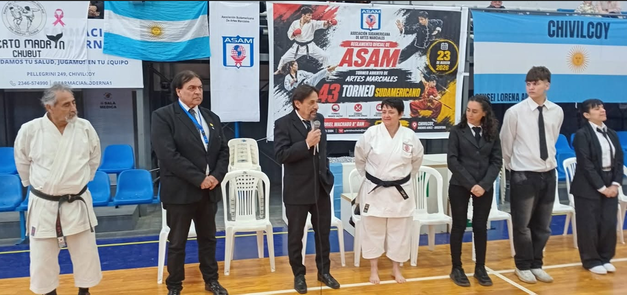 Chivilcoy fue sede del Sudamericano de Karate Do y clasificó atletas al Mundial