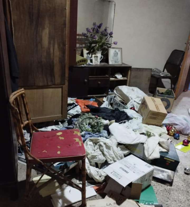 Delincuentes revolvieron toda la casa de Aníbal Altilio el mismo día de su muerte.