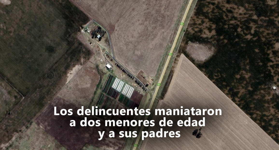 Maniataron a una familia para robarles, ocurrió en la firma “El Progreso” de Rawson.