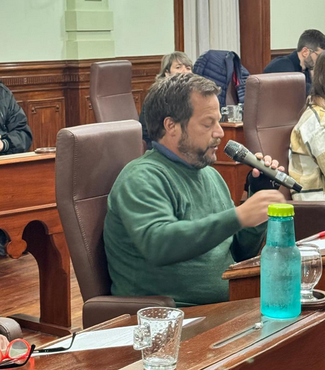 “La ordenanza vigente establece que no pueden colocarse estructuras fijas en las veredas, entonces hay que cambiar la ordenanza o dar un orden”