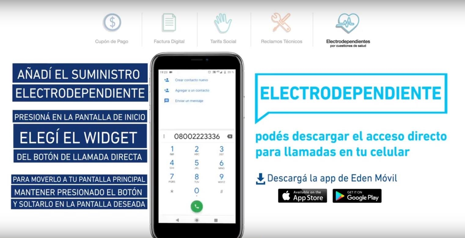 Mejora de la atención
EDEN suma funcionalidades en la App para los usuarios electrodependientes