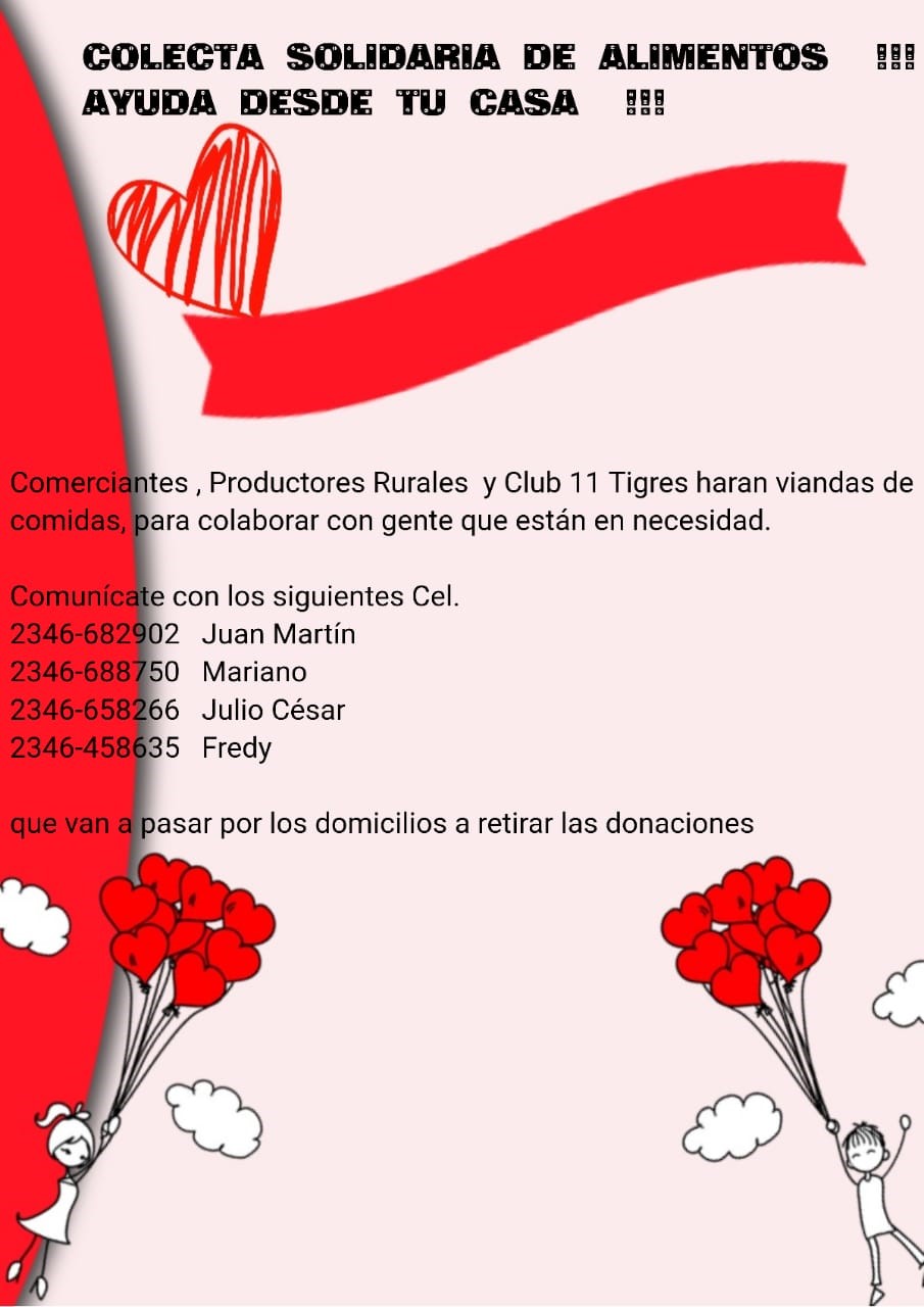 ‘Fredy’ Simone
“La idea es ayudar a los que más necesitan, que por cierto son muchos”