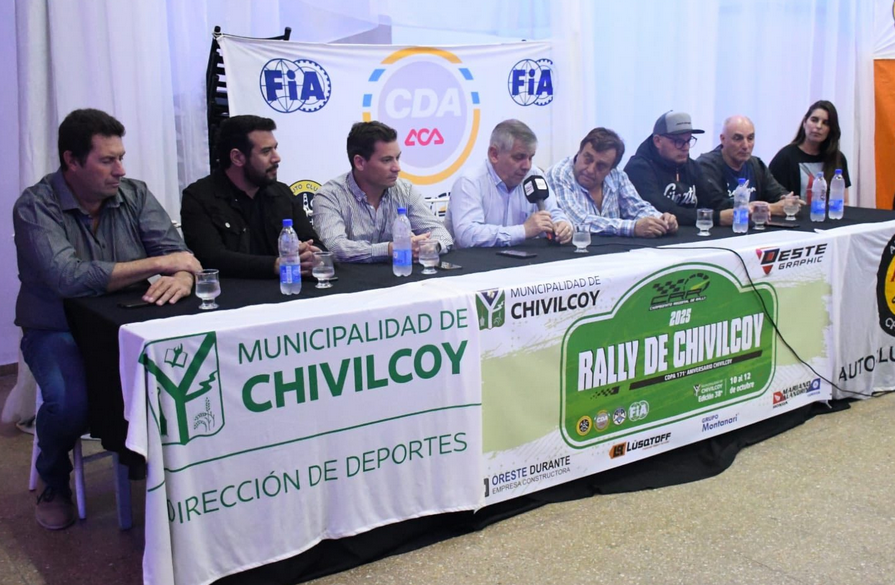 Presentaron la 38° edición del Rally de Chivilcoy, se correrá entre el viernes 10 y domingo 12 del corriente mes