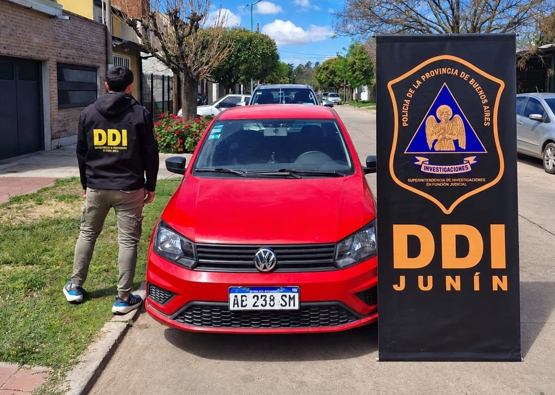 Chacabuco: detuvieron a un hombre que circulaba a bordo de un automóvil robado