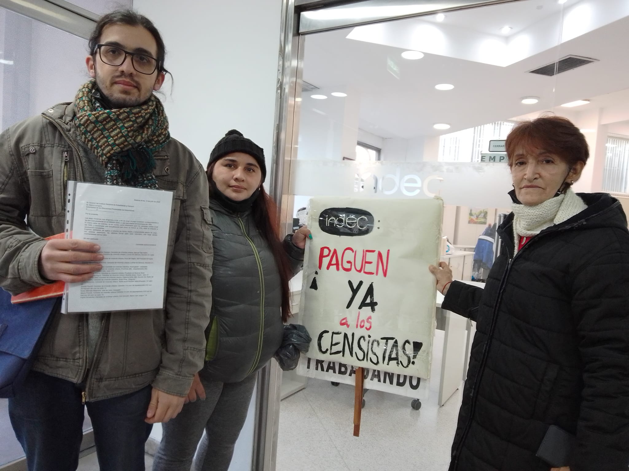 “Estamos llegando a los dos meses sin que hayan pagado a 750 mil censistas en todo el país”