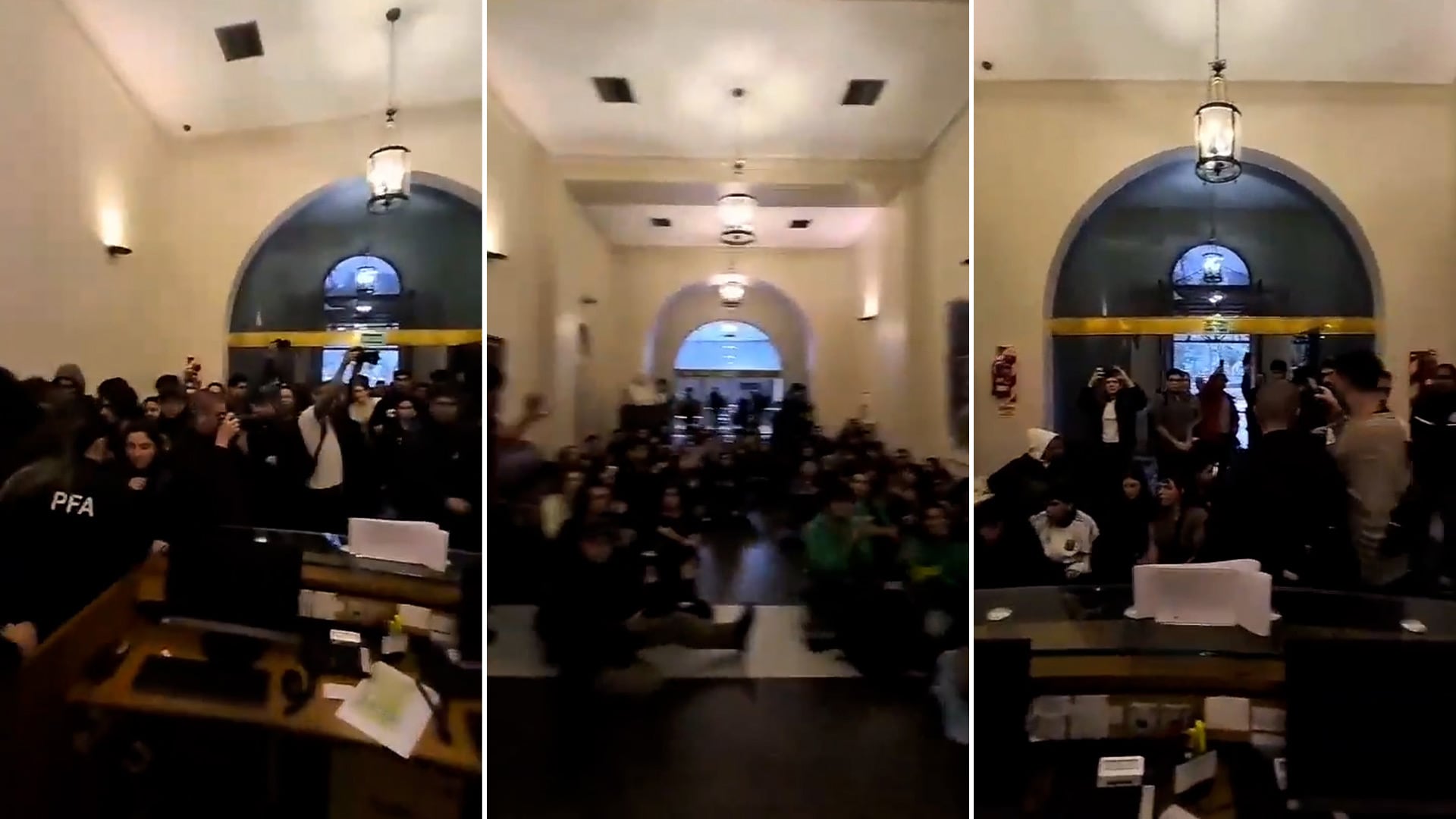 Conflicto universitario: por qué los estudiantes hicieron una sentada en el Palacio Pizzurno