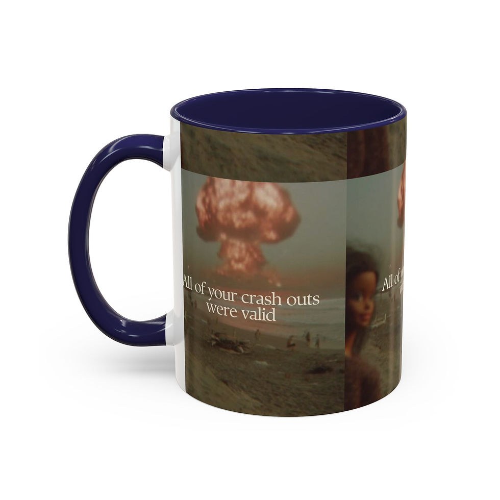Thumbnail: Crash Out Quote Mug | Accent Coffee Mug