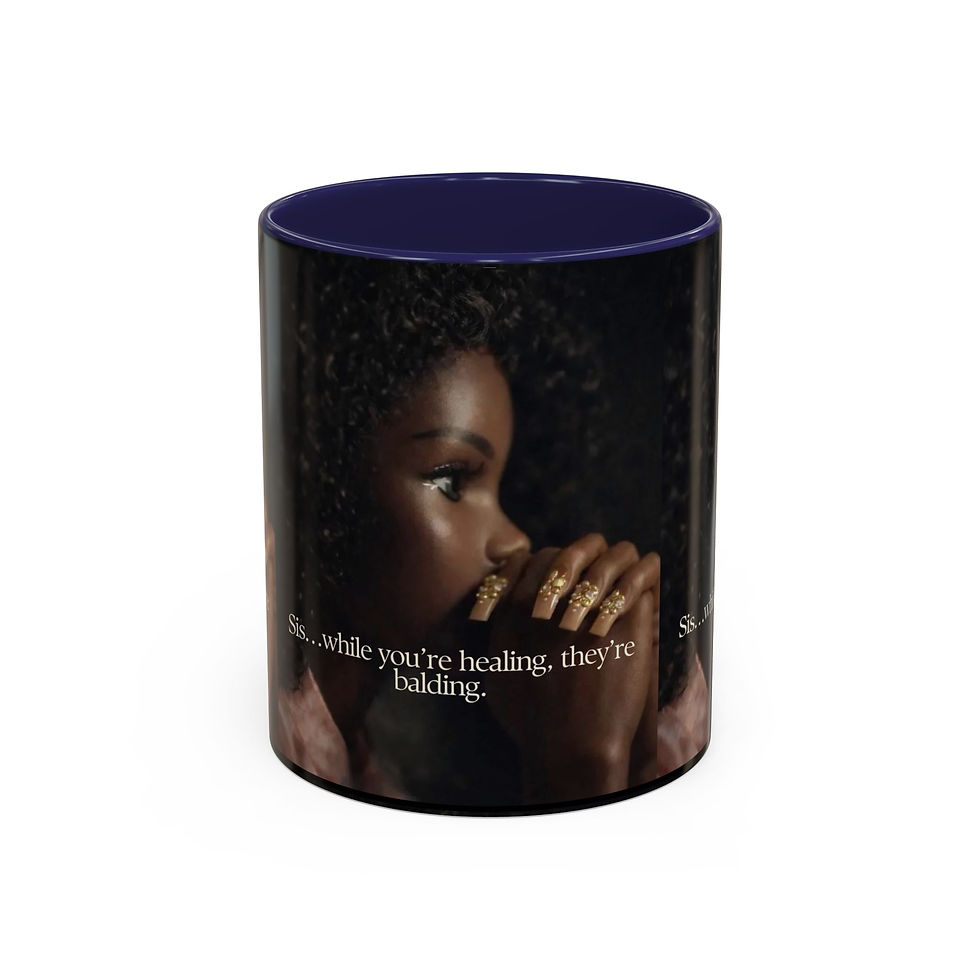 Thumbnail: Copy of Wide Back  Figure with Coffee Mug Accent Mug | 11oz or 15oz