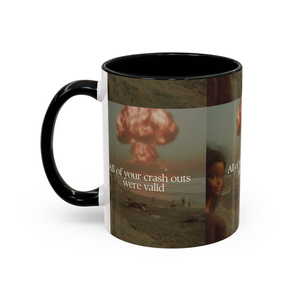 Thumbnail: Crash Out Quote Mug | Accent Coffee Mug