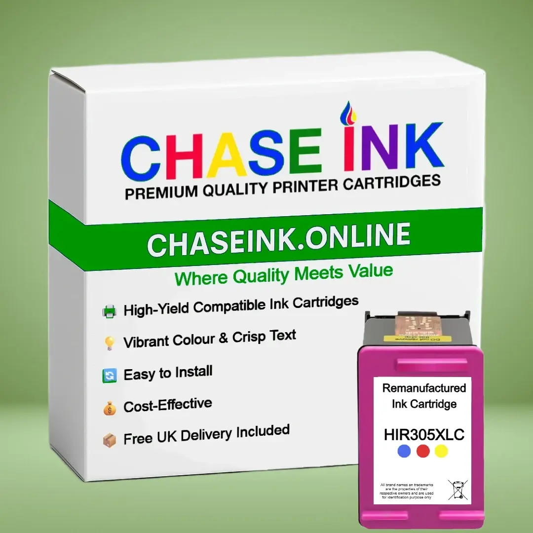 305XL Remanufactured HP Colour Ink Cartridge – Extra High-Yield