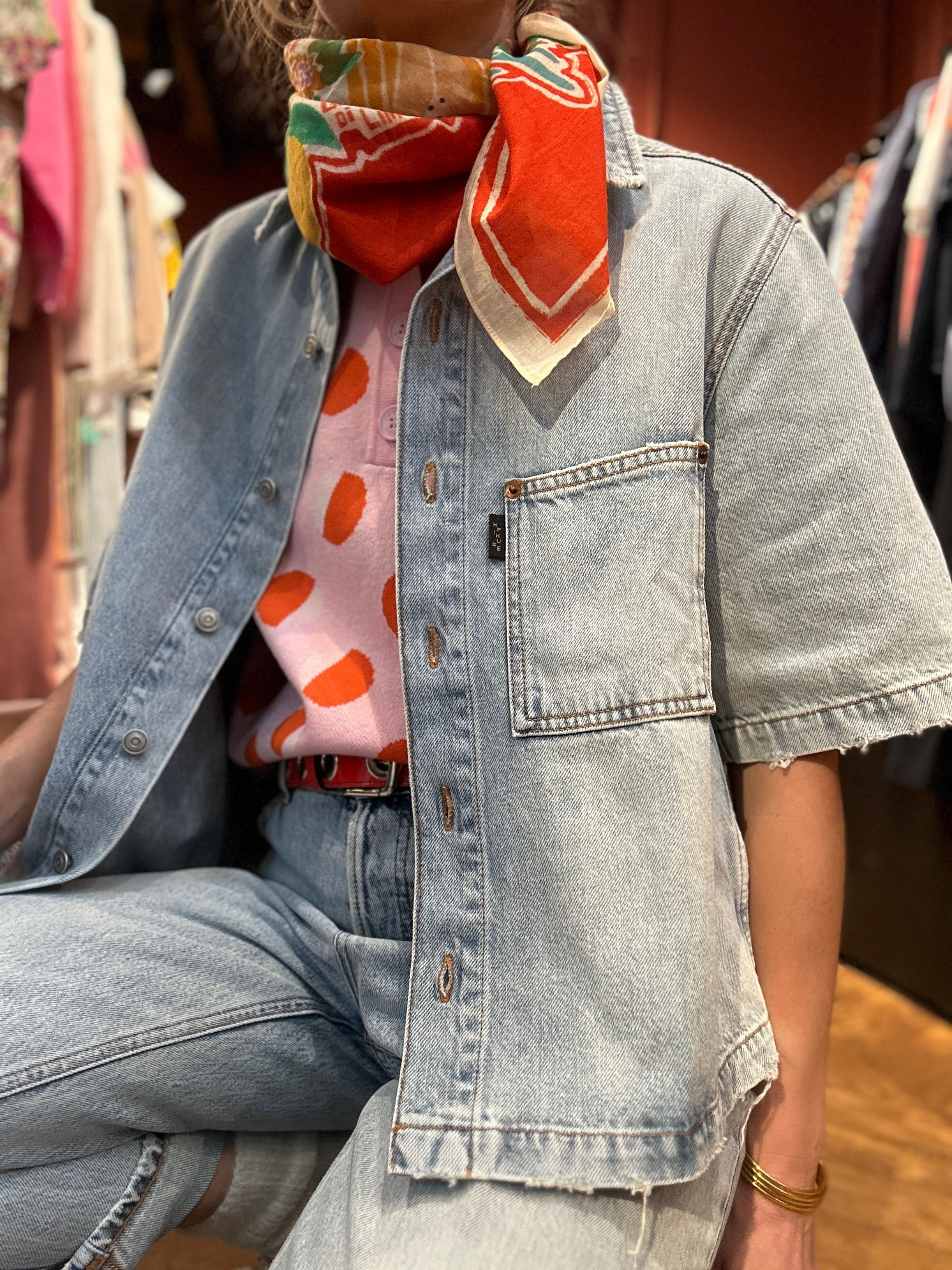 Chemise jean Haikure