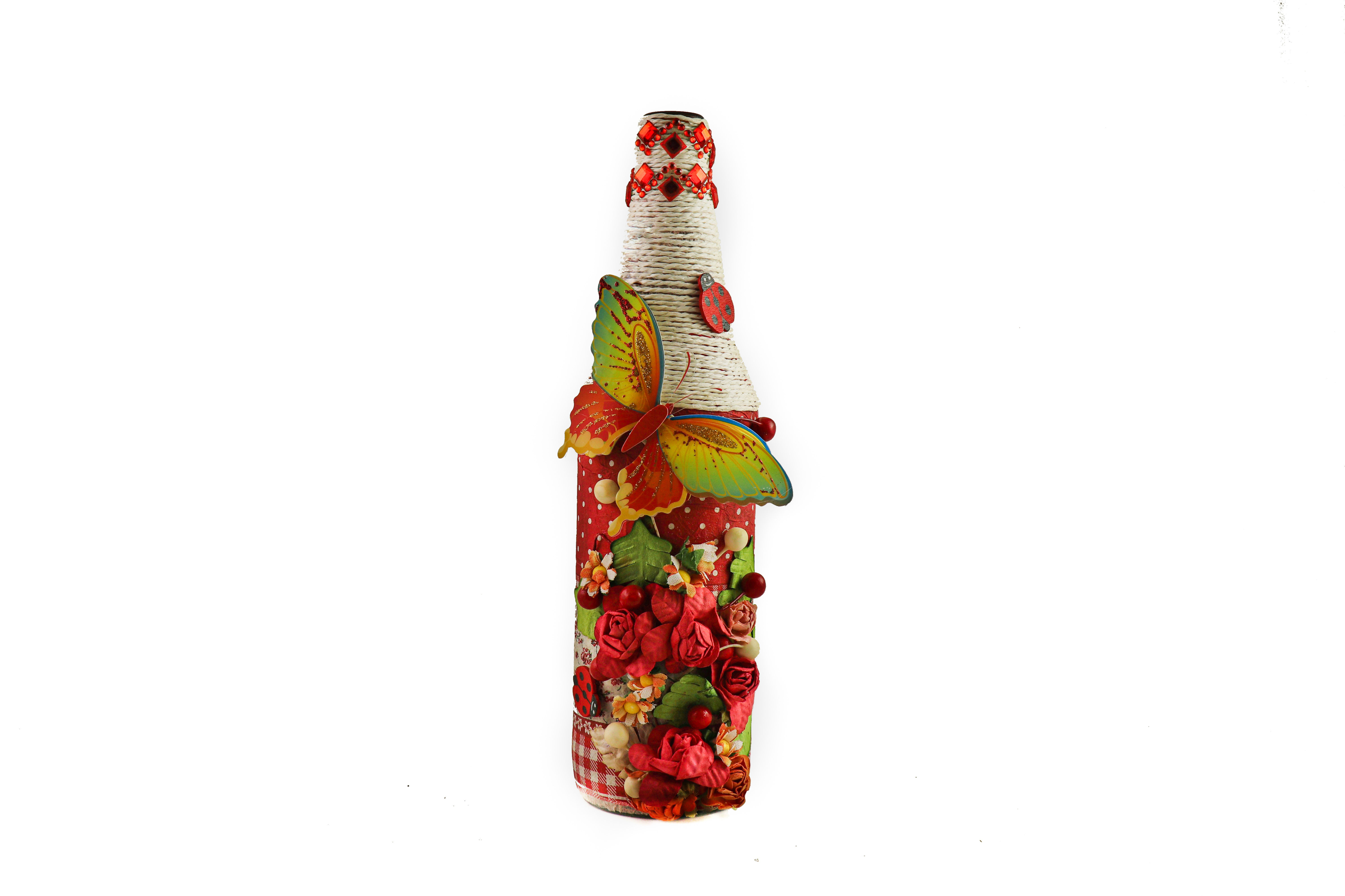 Floral Mix Media bottle