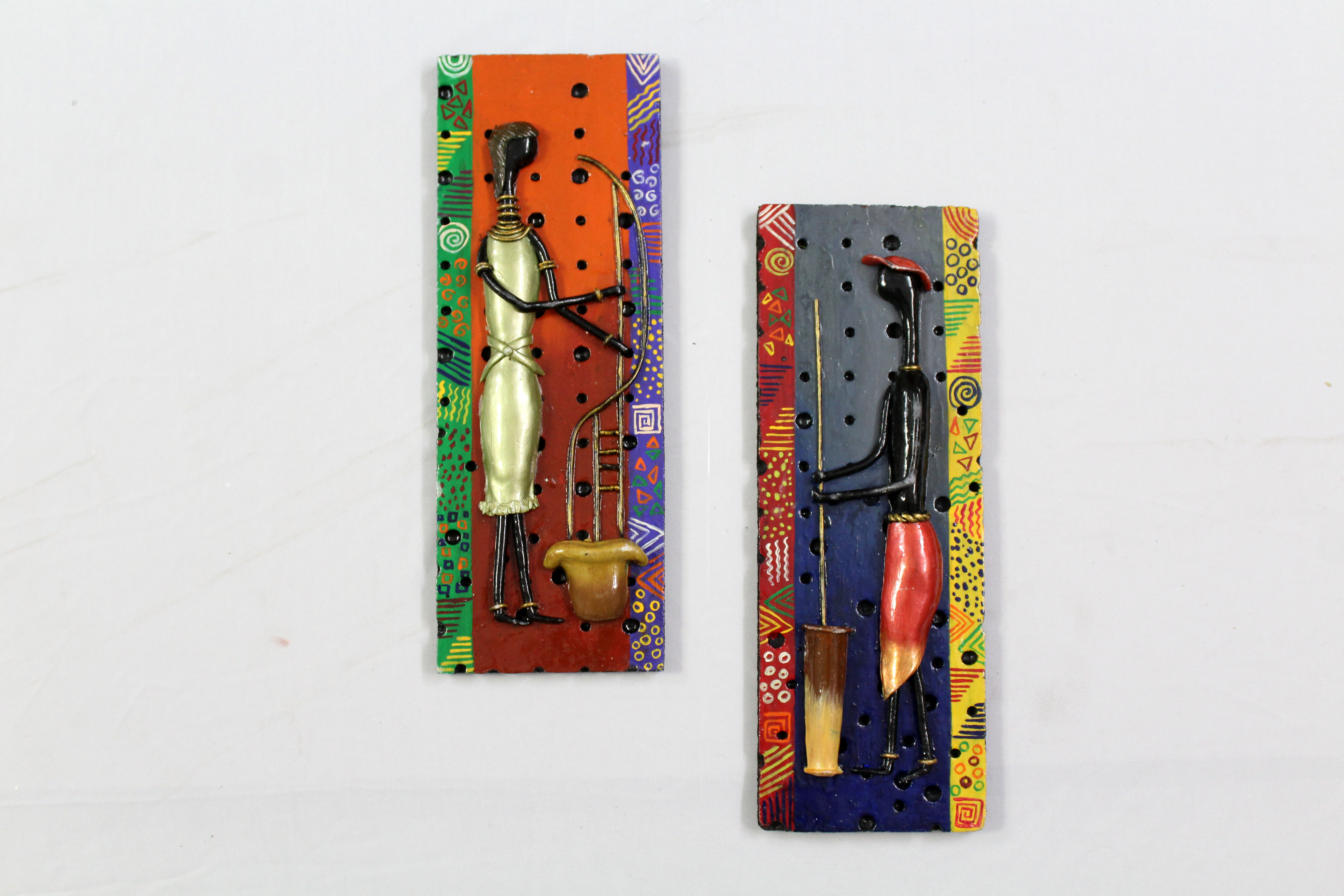 African Tribal Artwork 8 (Set of 2)