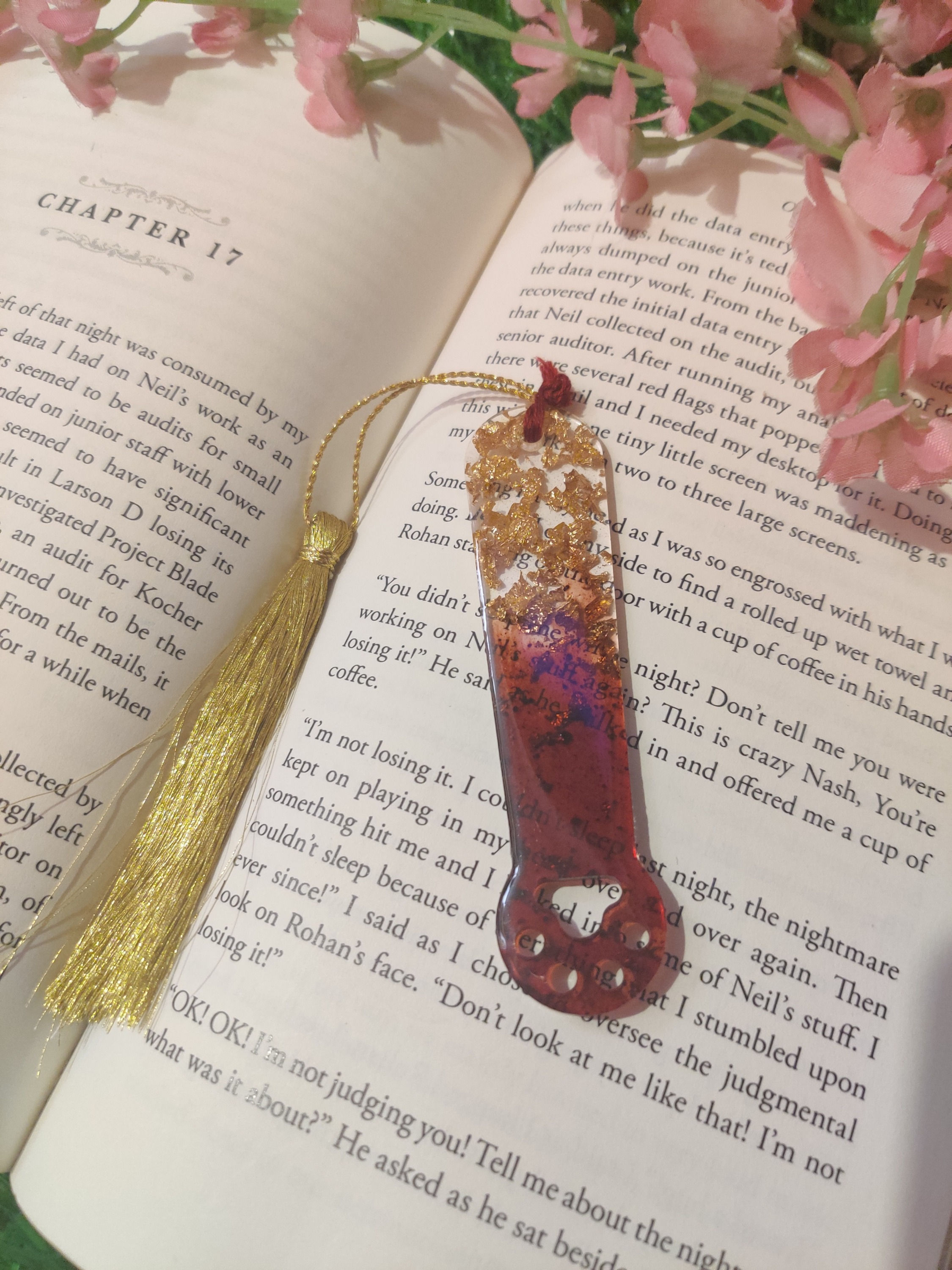 Resin Bookmark- Pawsome