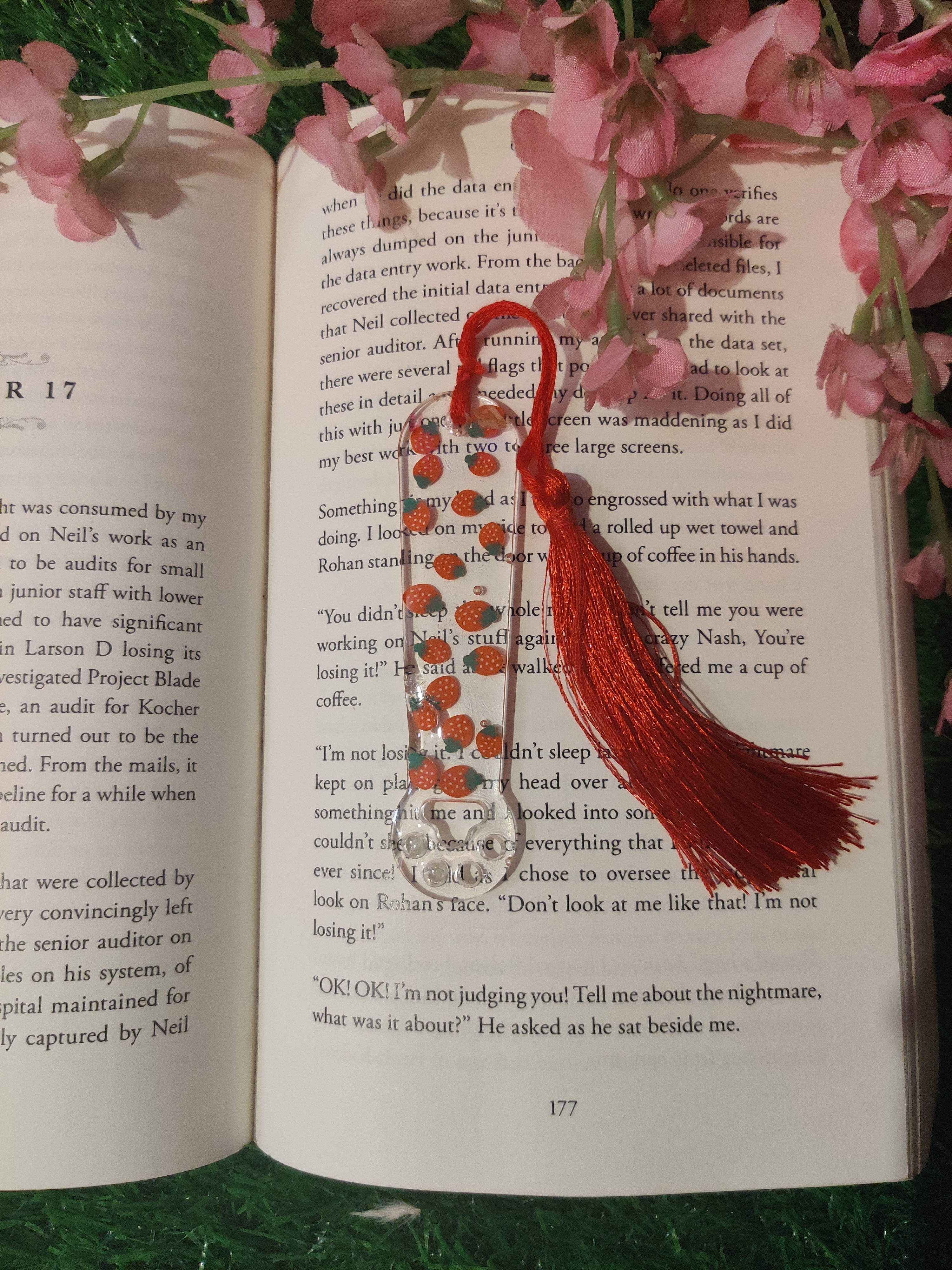 Resin Bookmark-Love you berry much