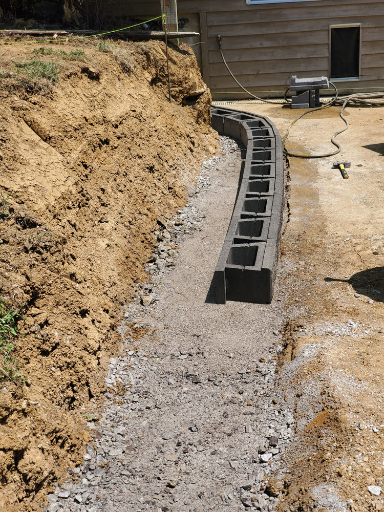 How To Install A Block Retaining Wall