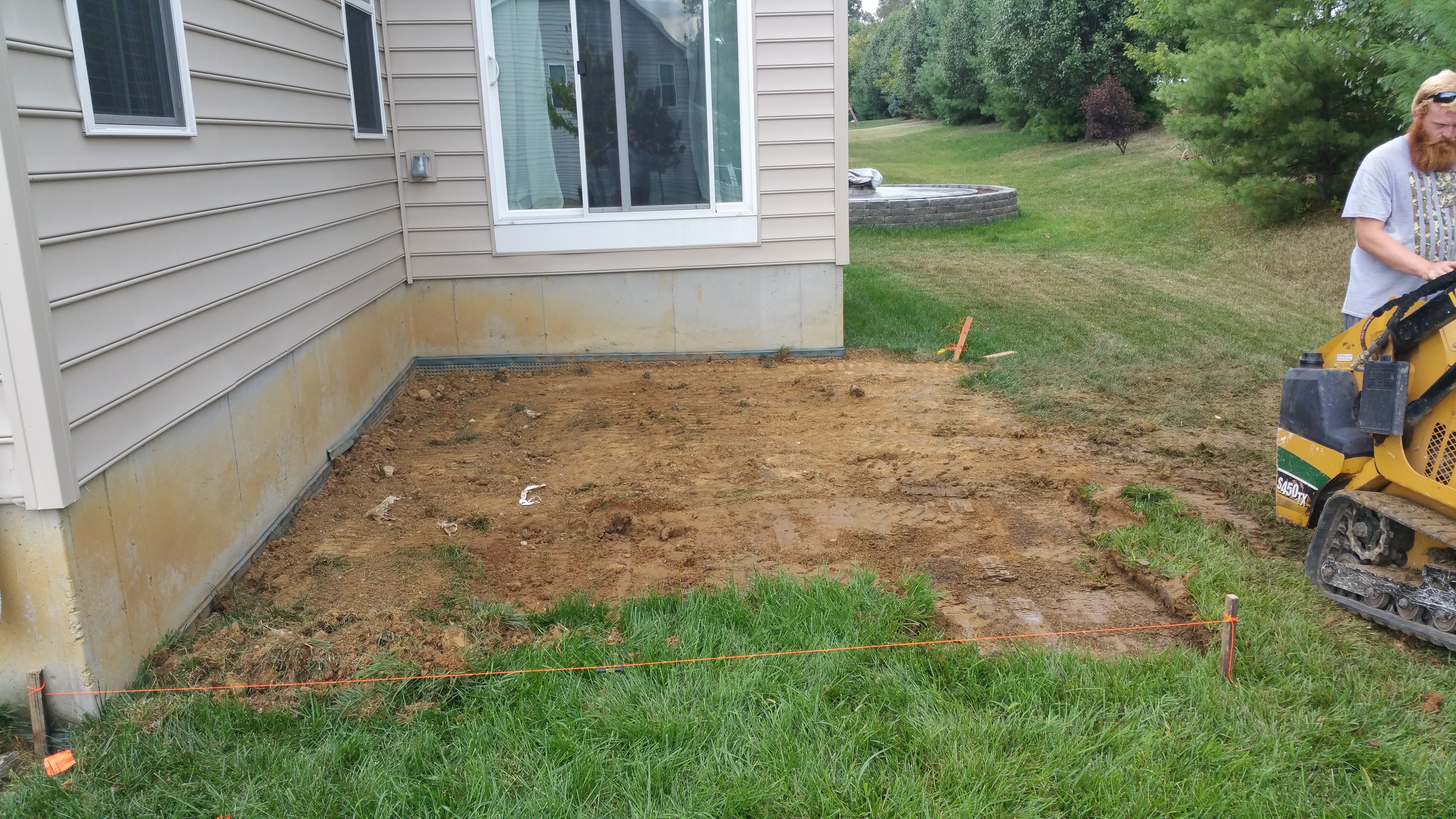 Concrete Patio Install