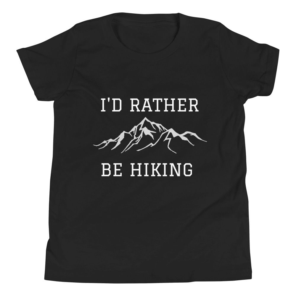 I'd Rather Be Hiking Youth Short Sleeve T-Shirt