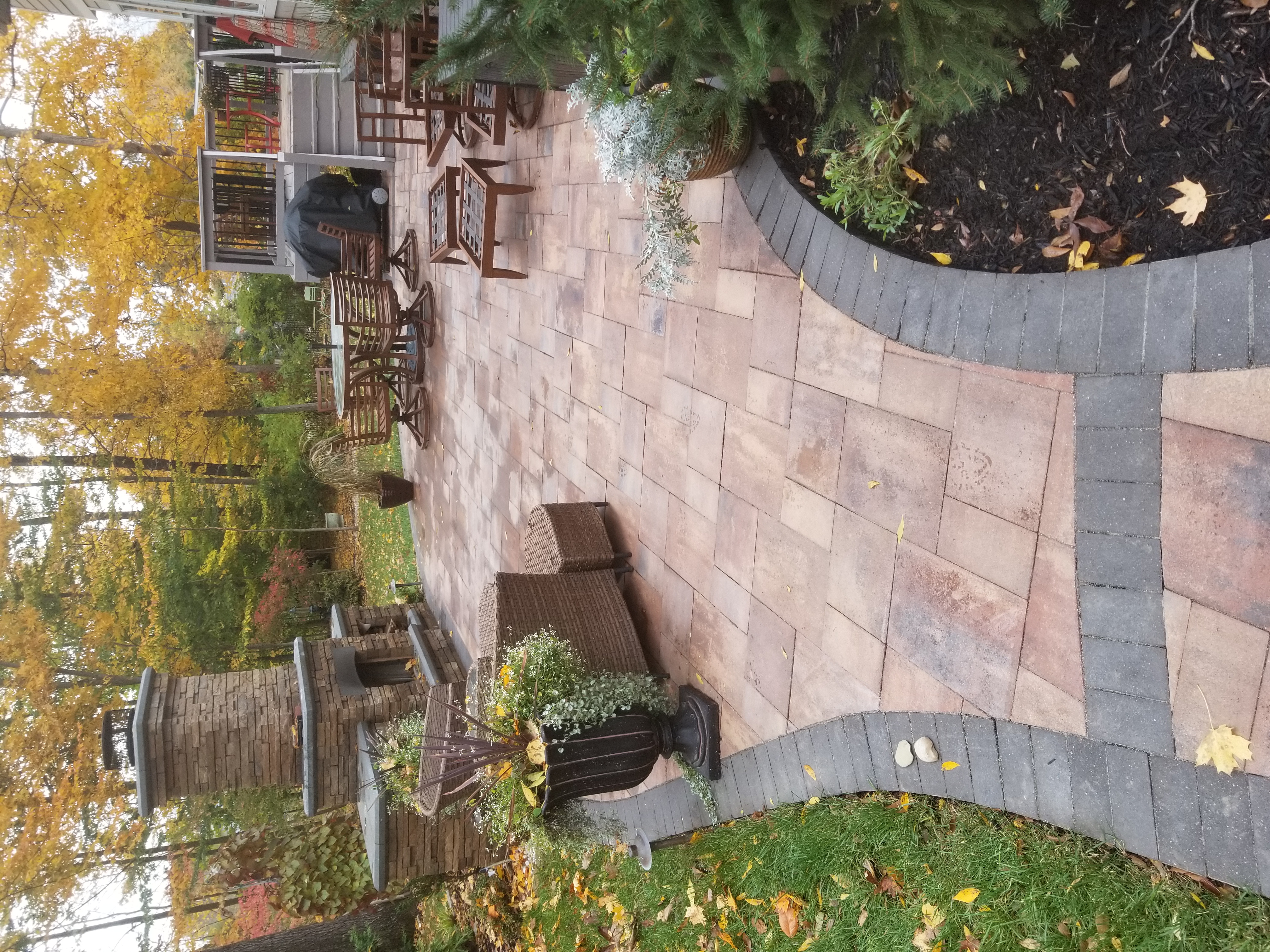 Concrete Overlay and Fireplace Install