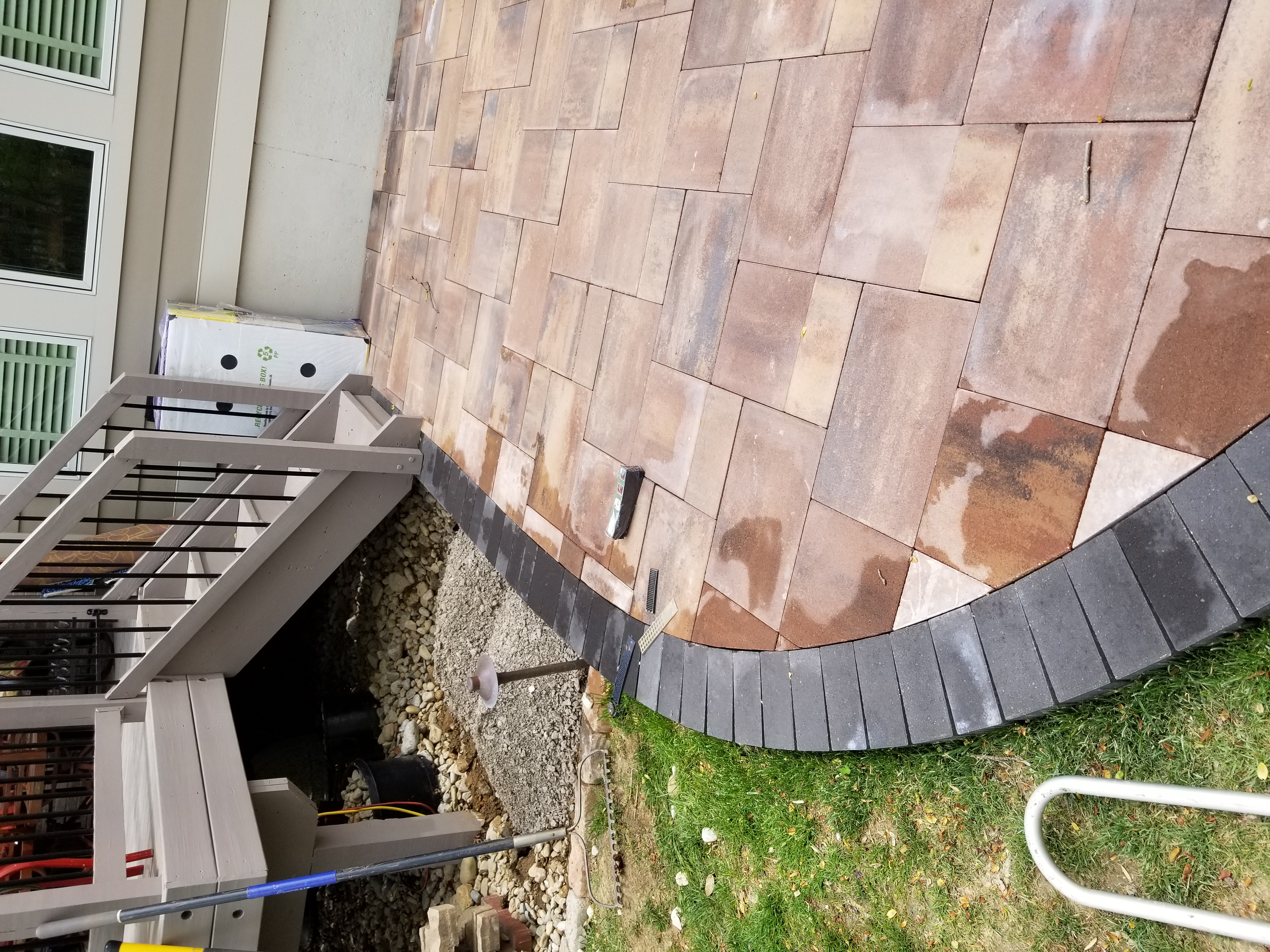Concrete Overlay and Fireplace Install