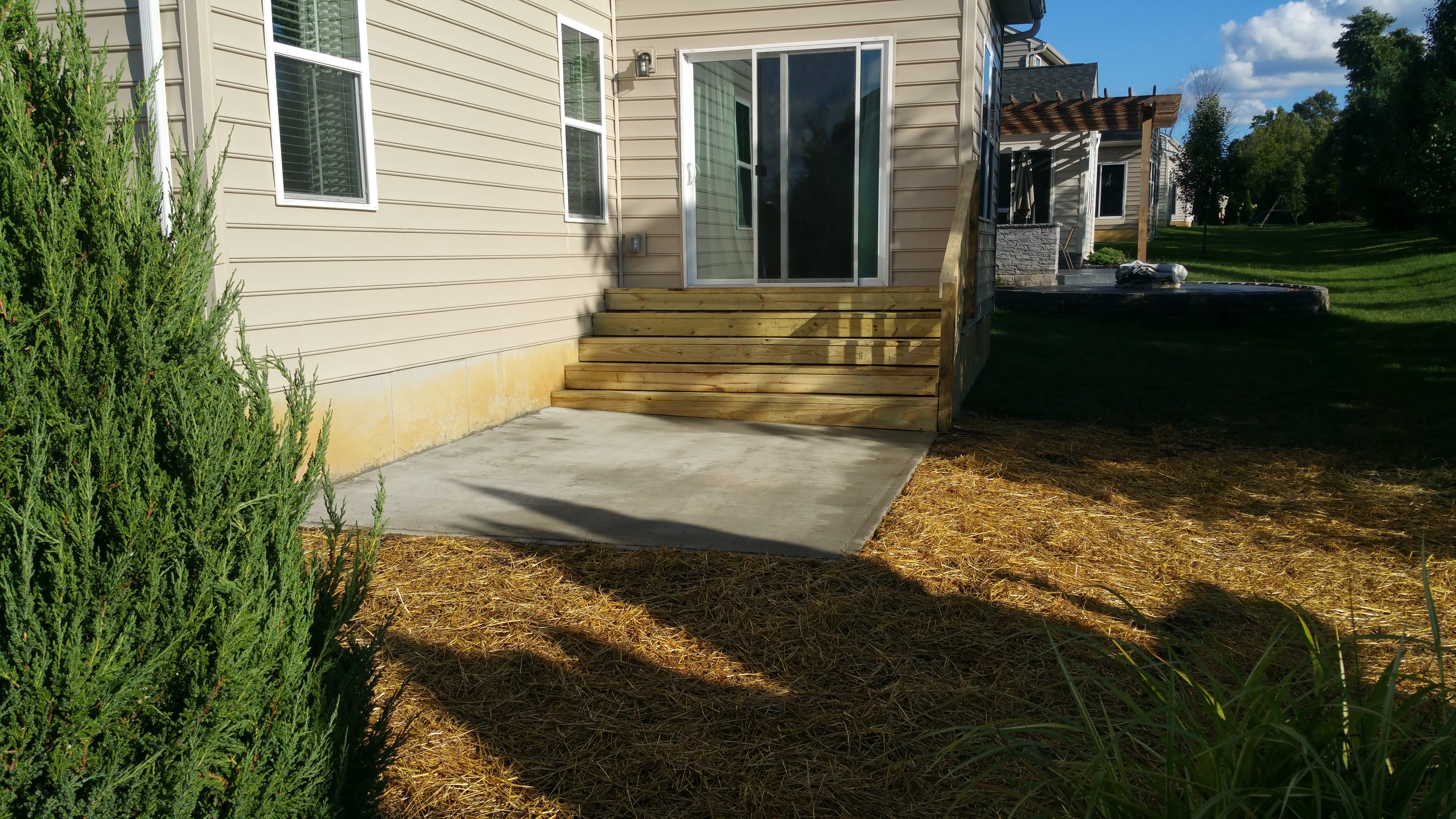 Concrete Patio Install