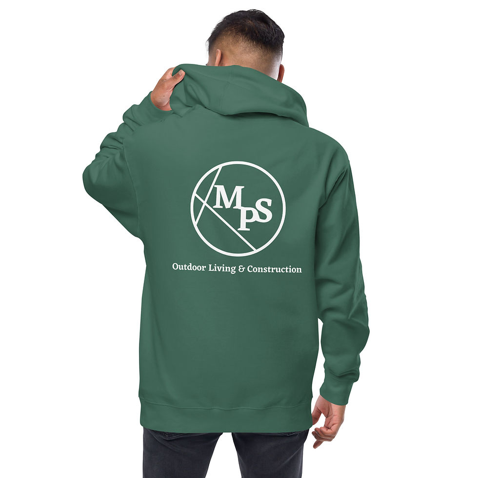 Thumbnail: MPS Unisex fleece zip up hoodie