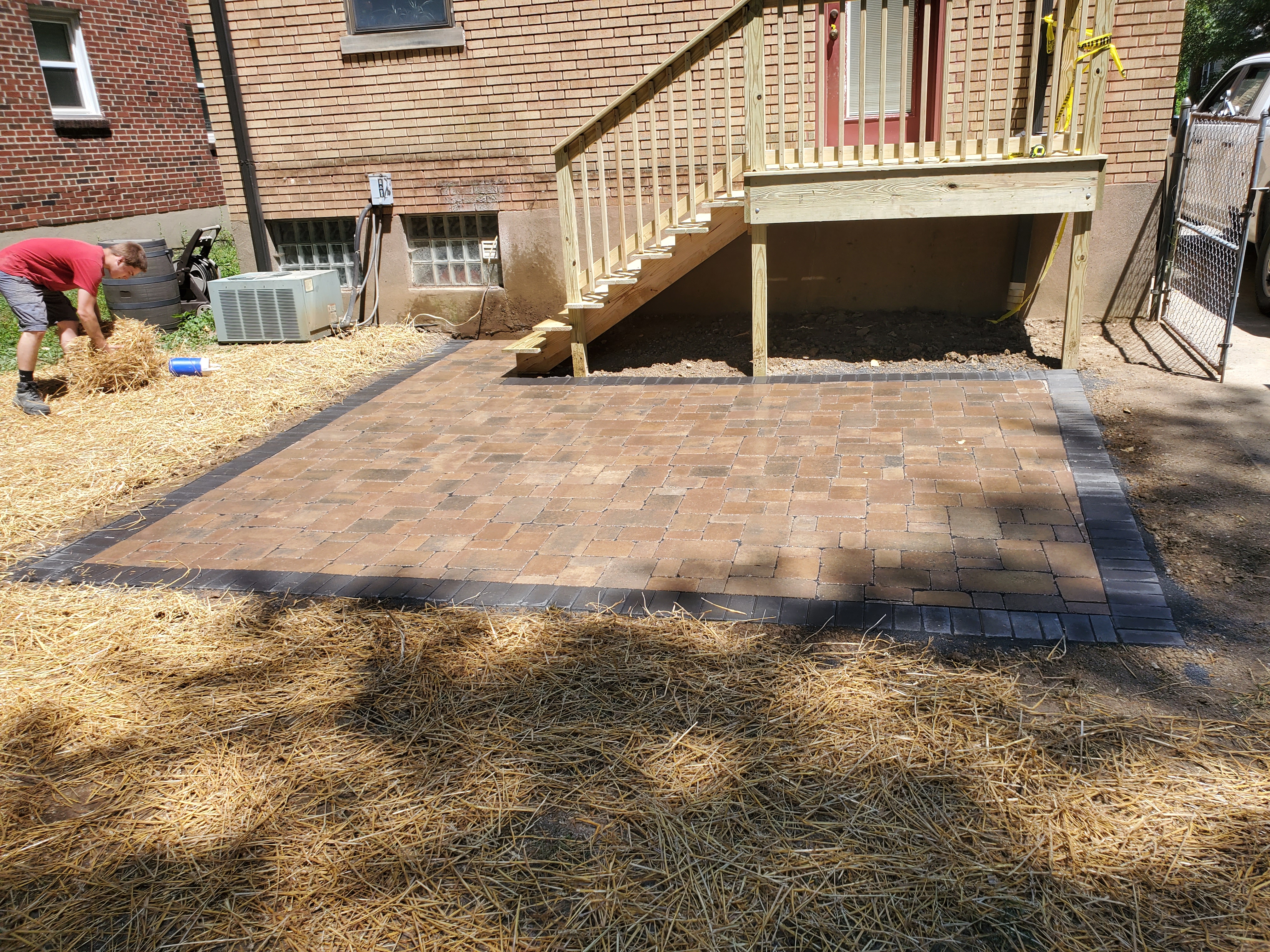Brussels Block Paver Patio and Deck