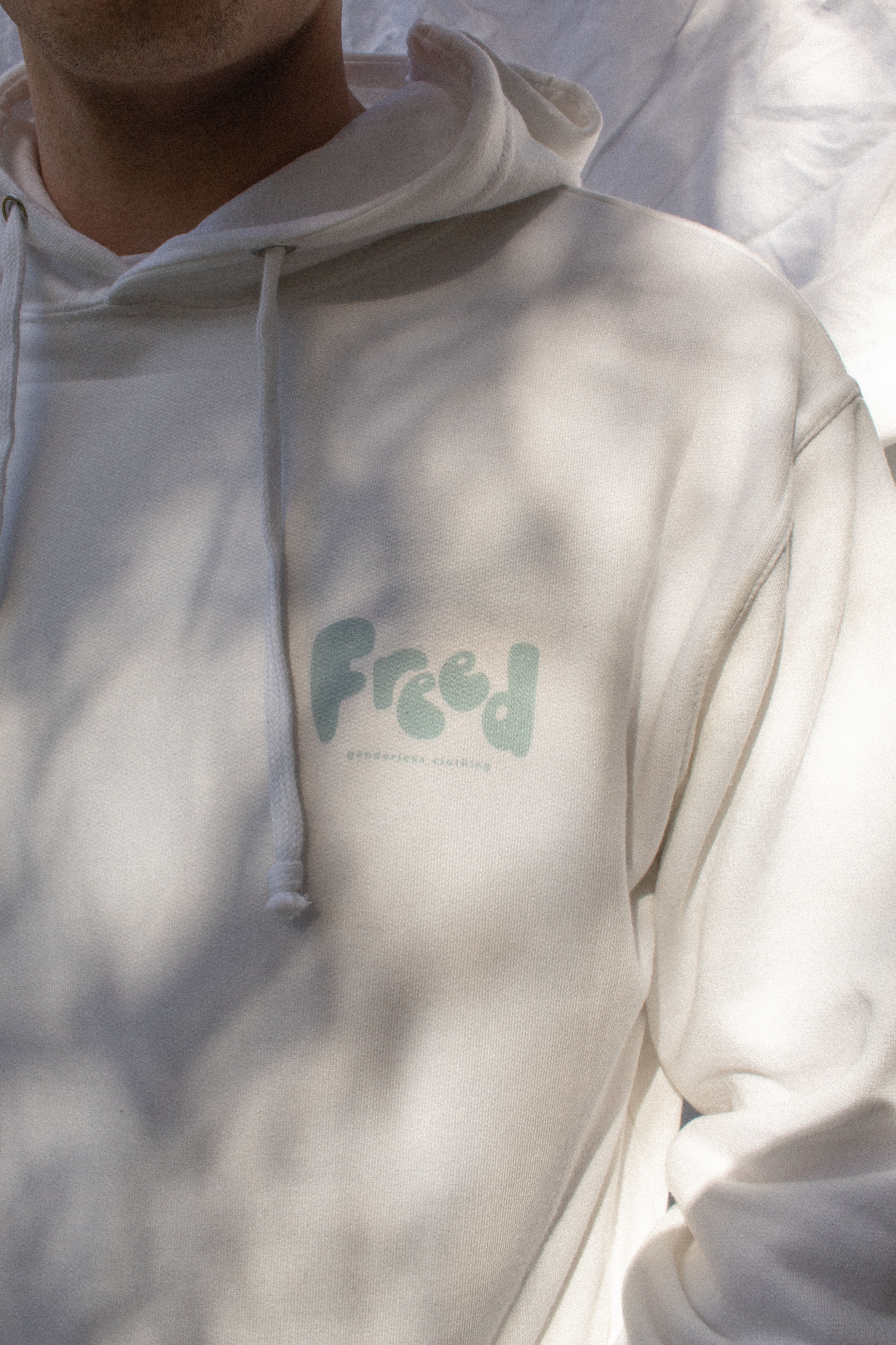 Freed White Hoodie