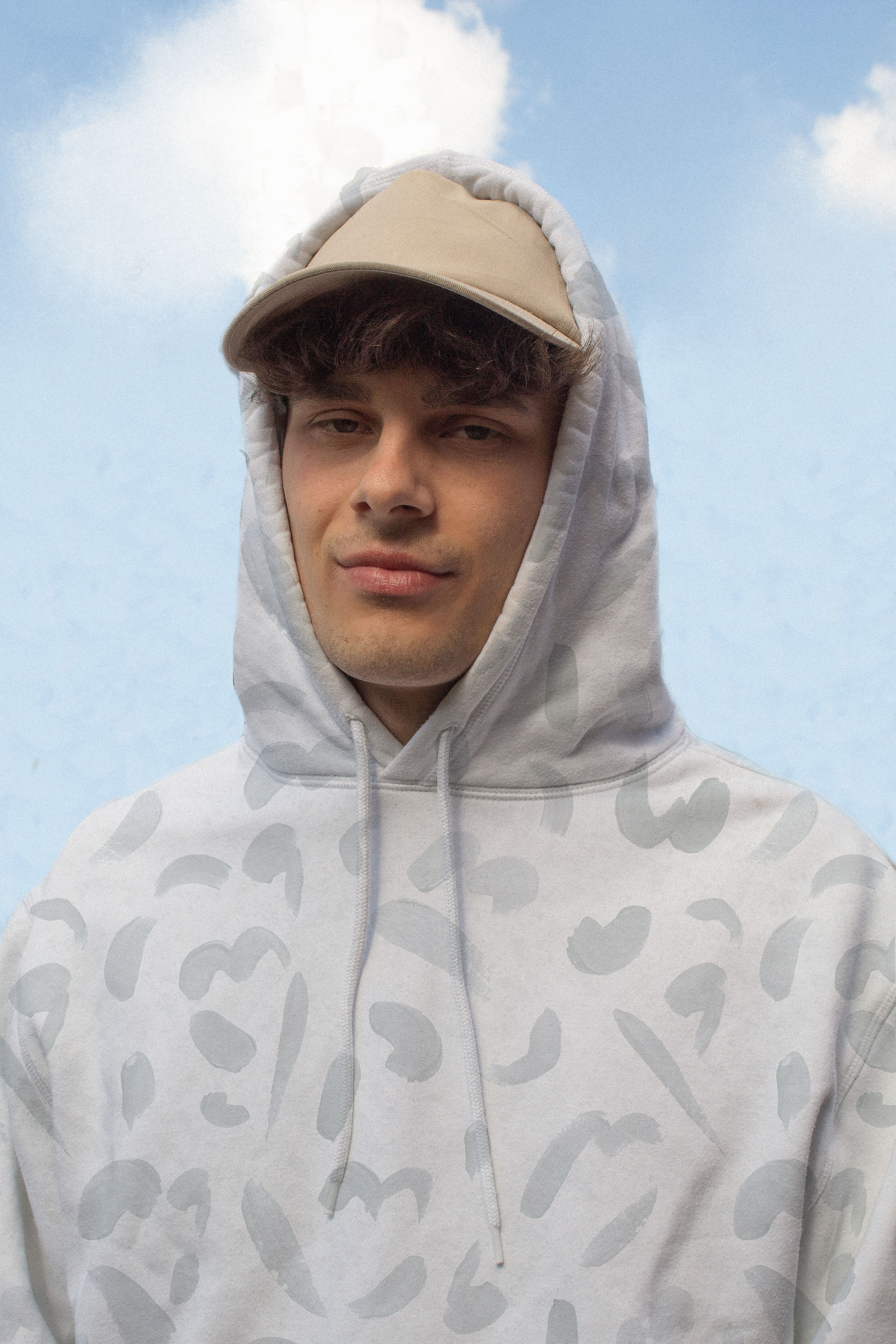 Subtle Hearts Oversized Hoodie