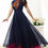 Thumbnail: Navy Blue Indo Western Gown