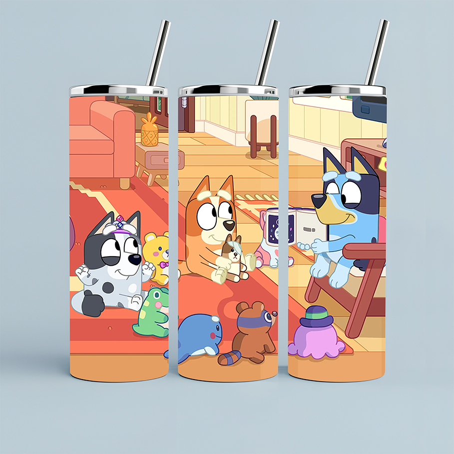 Bluey 20oz Skinny Tumbler