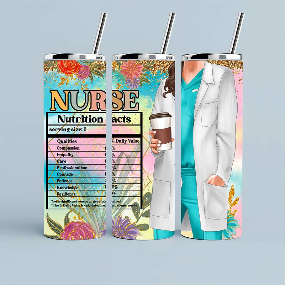 Nursing Nutrition 20oz Skinny Tumbler