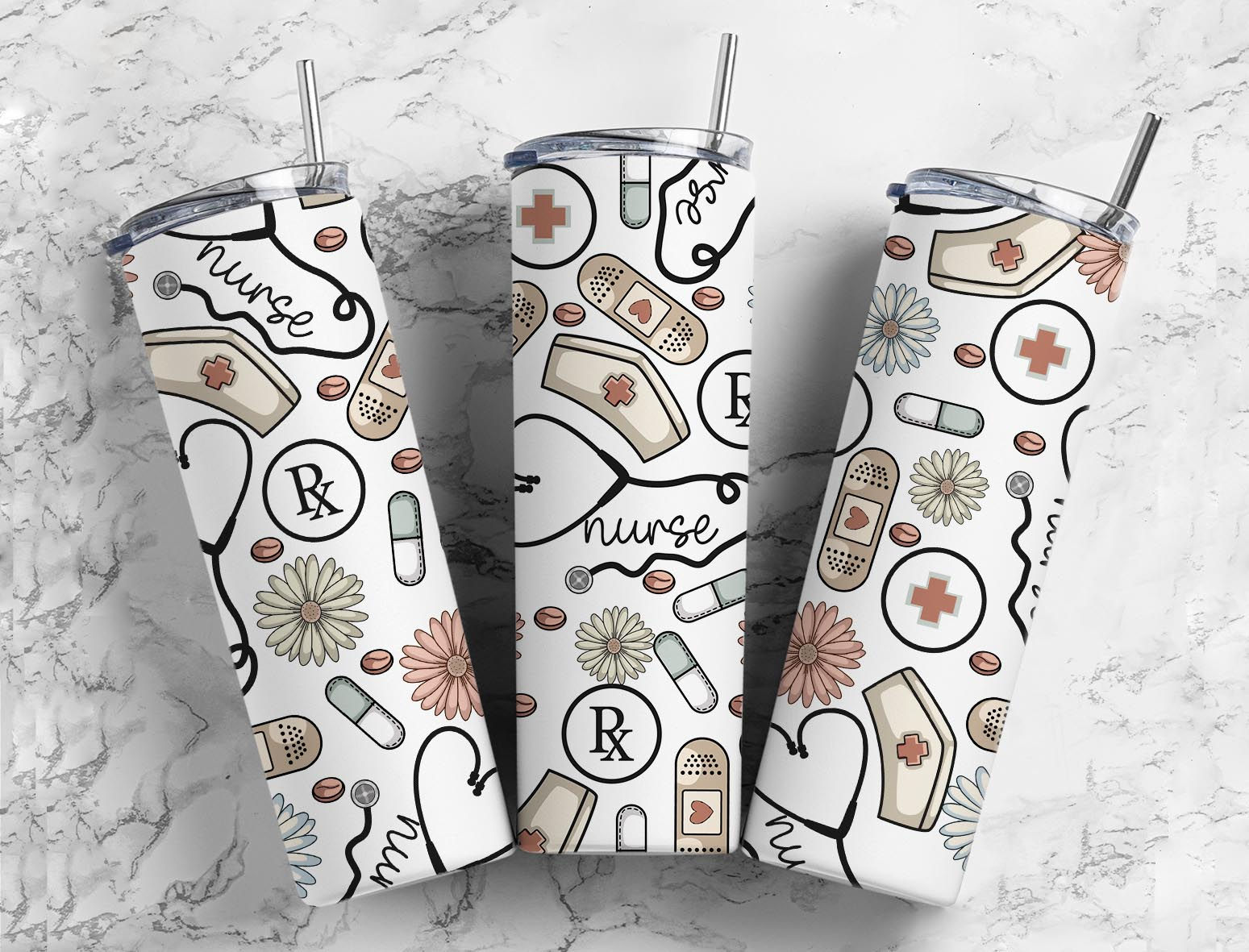 20oz Skinny Tumbler Nursing