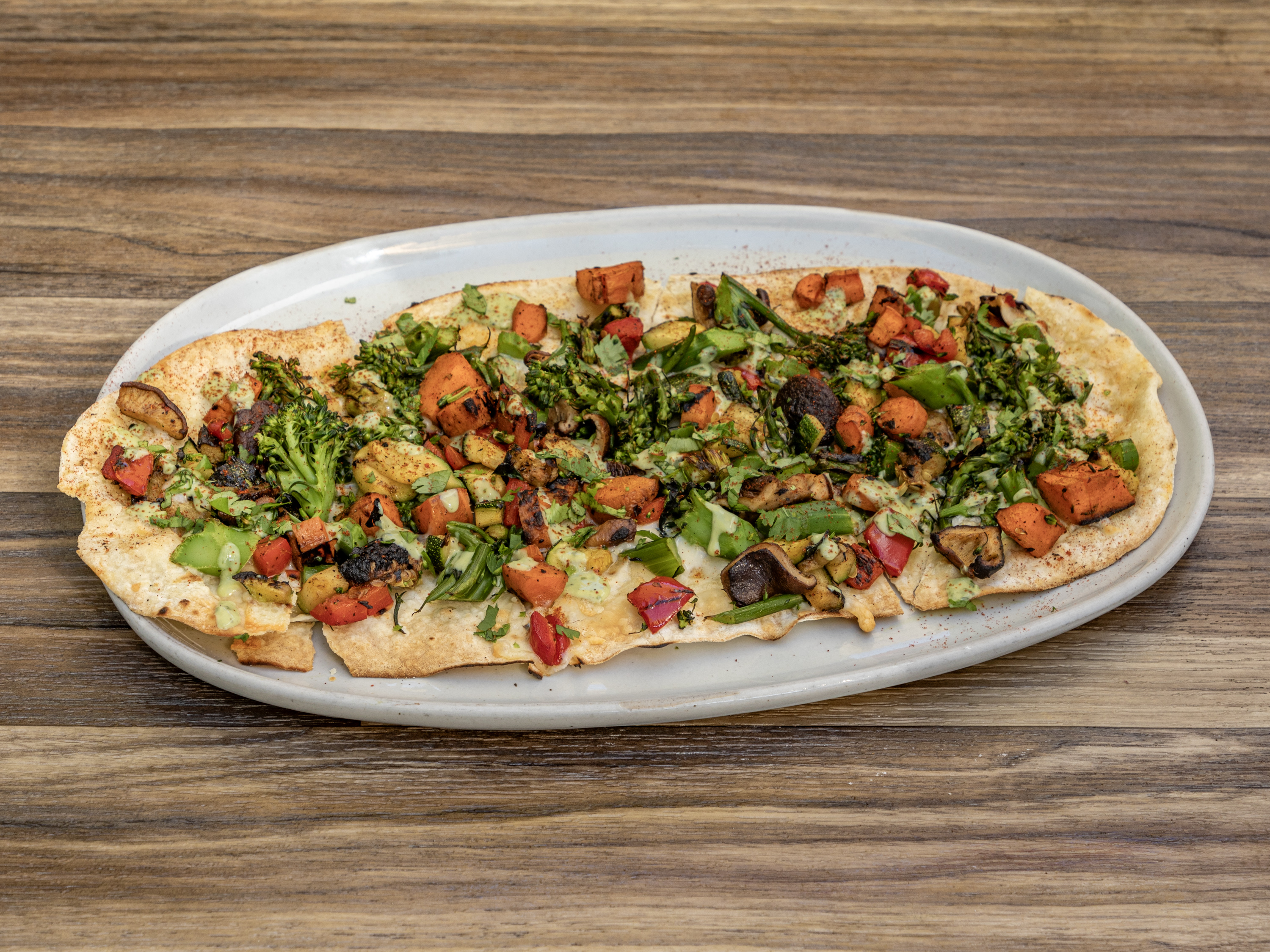 Roasted Veggie Flatbread