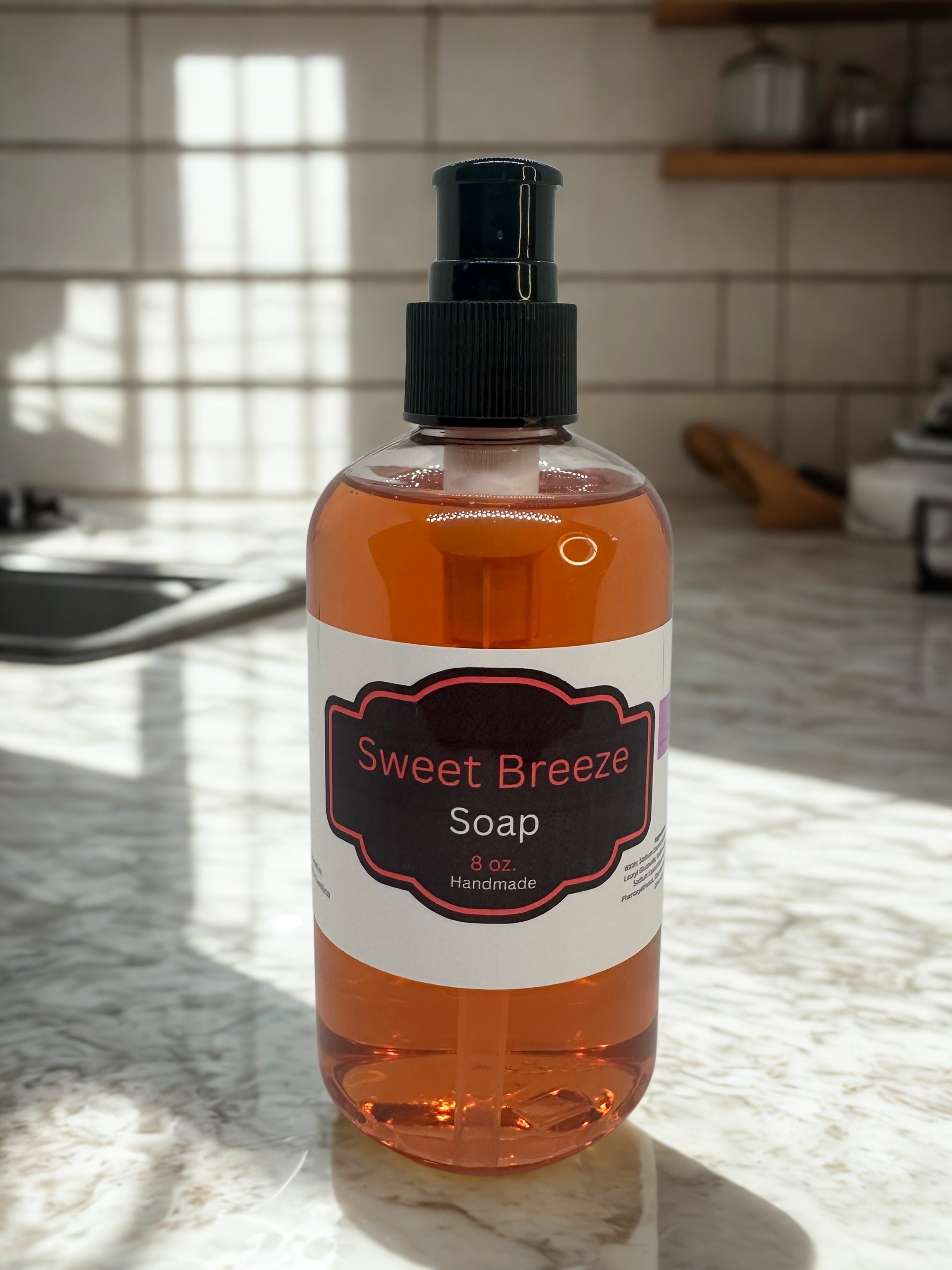 Sweet Breeze Scented Hand Soap. 8 oz