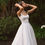 Thumbnail: Simple Elegance Satin A-Line Wedding Dress - Scoop Neck Tank Sleeveless Bridal G
