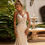 Thumbnail: Vintage Mermaid Lace Wedding Dress | V-Neck Sleeveless Spaghetti Straps Bridal G